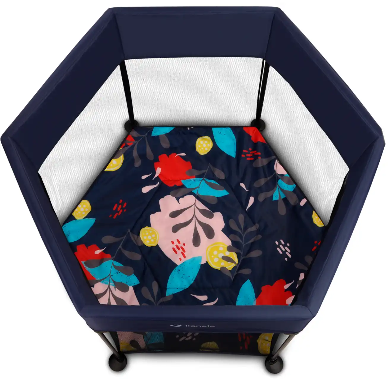 Дитячий манеж Lionelo Roel Blue navy